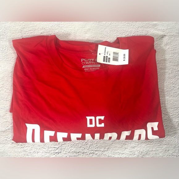 Football DC Defenders Performance Long Sleeve Shirt Size 2X Large - Picture 9 of 9